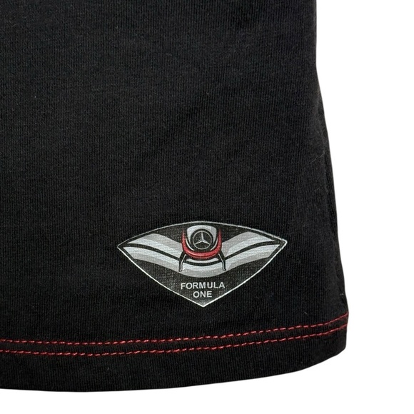 SOLD Vintage Rare Team McLaren Mercedes F1 Tank Top Size Small Black Y2K Racing - Picture 3 of 6